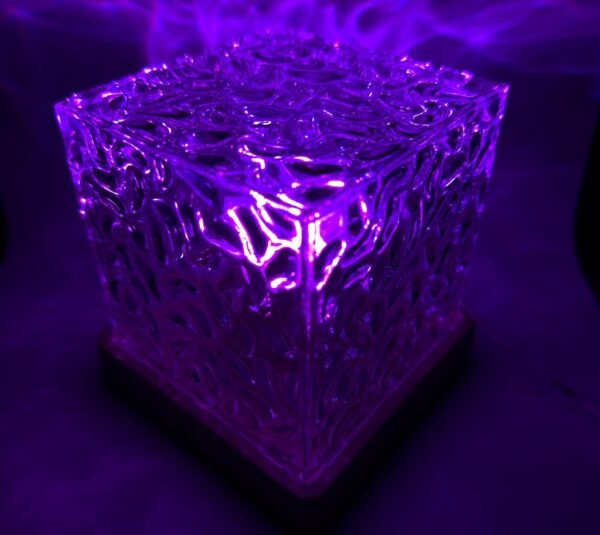 Crystal Table Lamp Rose Light
