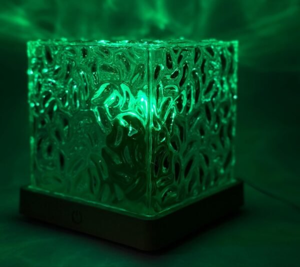 Crystal Table Lamp Rose Light